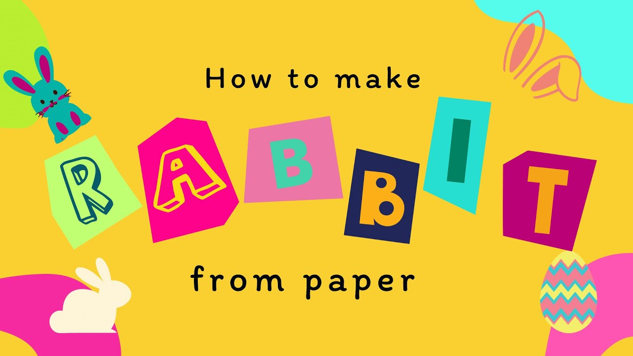 How to make paper Rabbit | Easter craft ideas - YouTube