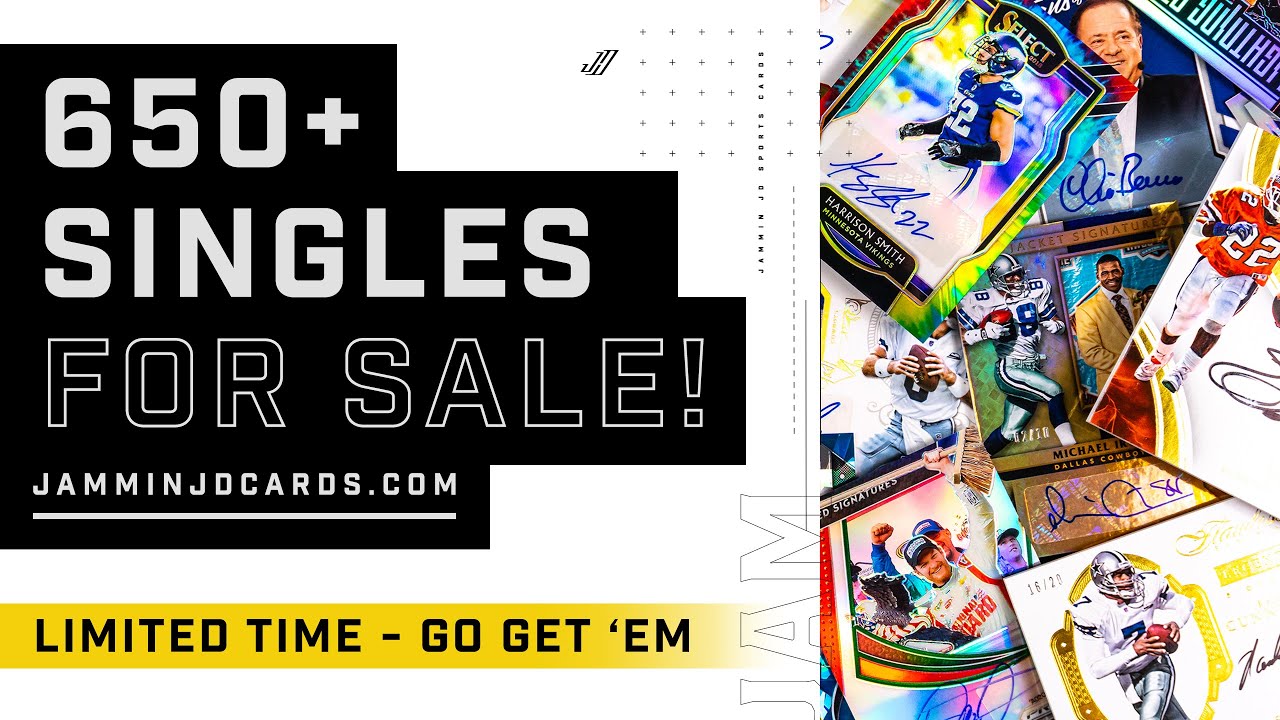 650+ Single Sports Cards For Sale - Limited Time!