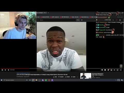xQc Reacts to 50 Cent Challenges Floyd Mayweather to Read Harry Potter