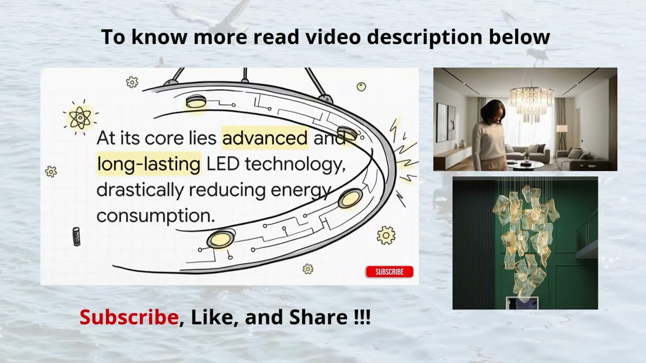 Modern LED Acrylic Chandelier: Grand Lighting for Villas & Hotels