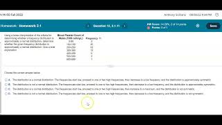 Celebrity Math 14 HW 2.1.11 Does the frequency distribution appear to have a normal distribution? Wealth