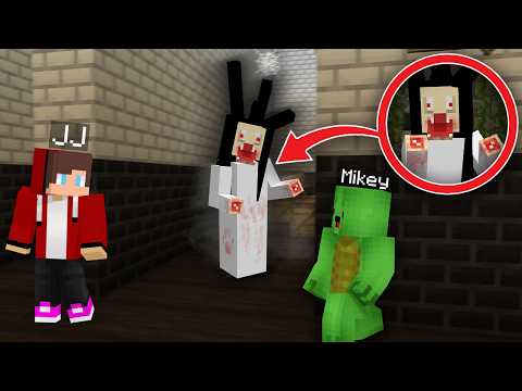 JJ and Mikey Escape From The SCARY CRYING WOMAN in Minecraft !? Maizen
