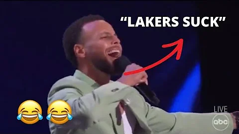 Steph Curry clowning EVERYONE at the ESPYS *Funny moments*