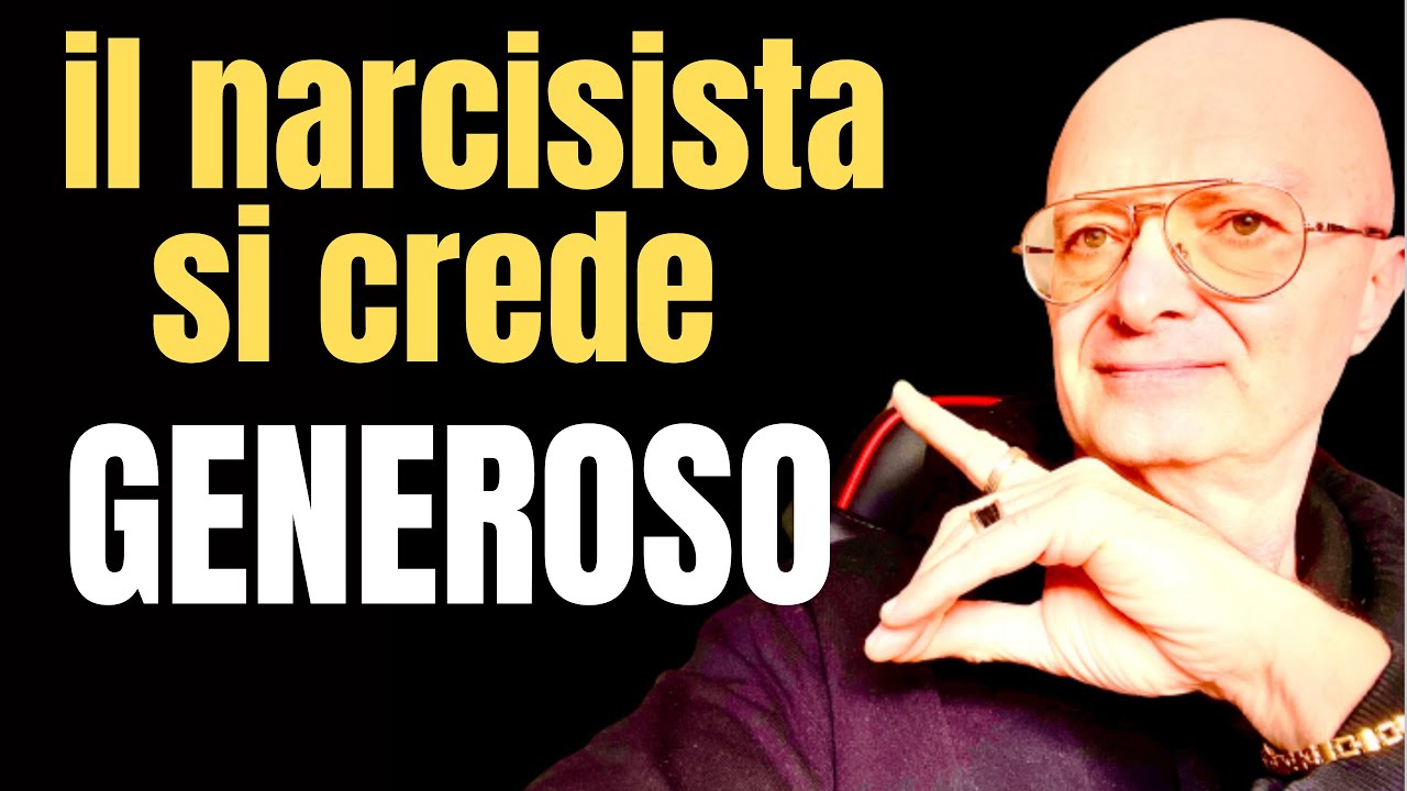 Quando il narcisista si crede sensibile, generoso, pieno d'amore...