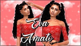 Sims 4 CAS | ❤️️Eva Amato & CC Links!❤️️