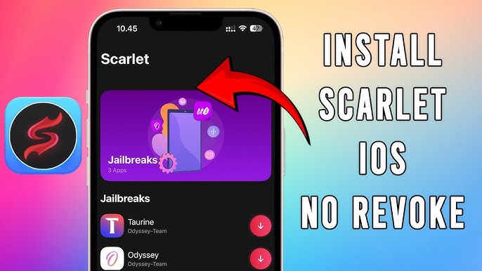 Download/Install Scarlet on iPhone/iPad without Computer 