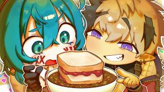 I FOLLOWED HIS SECRET RECIPE...(big mistake)
In this video, Omi attempts the craziest food combination of a peanut butter and jelly sandwich, mixed with a bowl of spicy chilli! Despite having help from Crimzon Ruze, were not sure how it will turn out.
Twitch: https://www.twitch.tv/omi_vt
Other Platforms: https://omivt2.carrd.co/#
Edited: Obivtuber
Thumbnail: GuzuGozu
#vtuber #vtuberuprising I FOLLOWED HIS SECRET RECIPE...(big mistake)