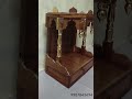 Wood Temple Rose Gold Leafing Finishing....“Can We Do Rose Gold Leafing Design For The Home Temple"