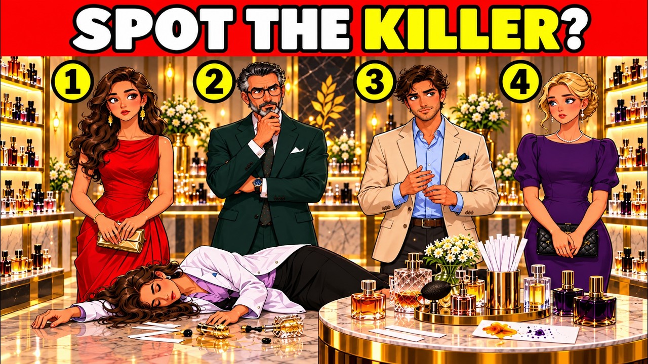 Can You Spot Who POISONED the Perfumer? 🧴 | 15 Mystery Puzzles