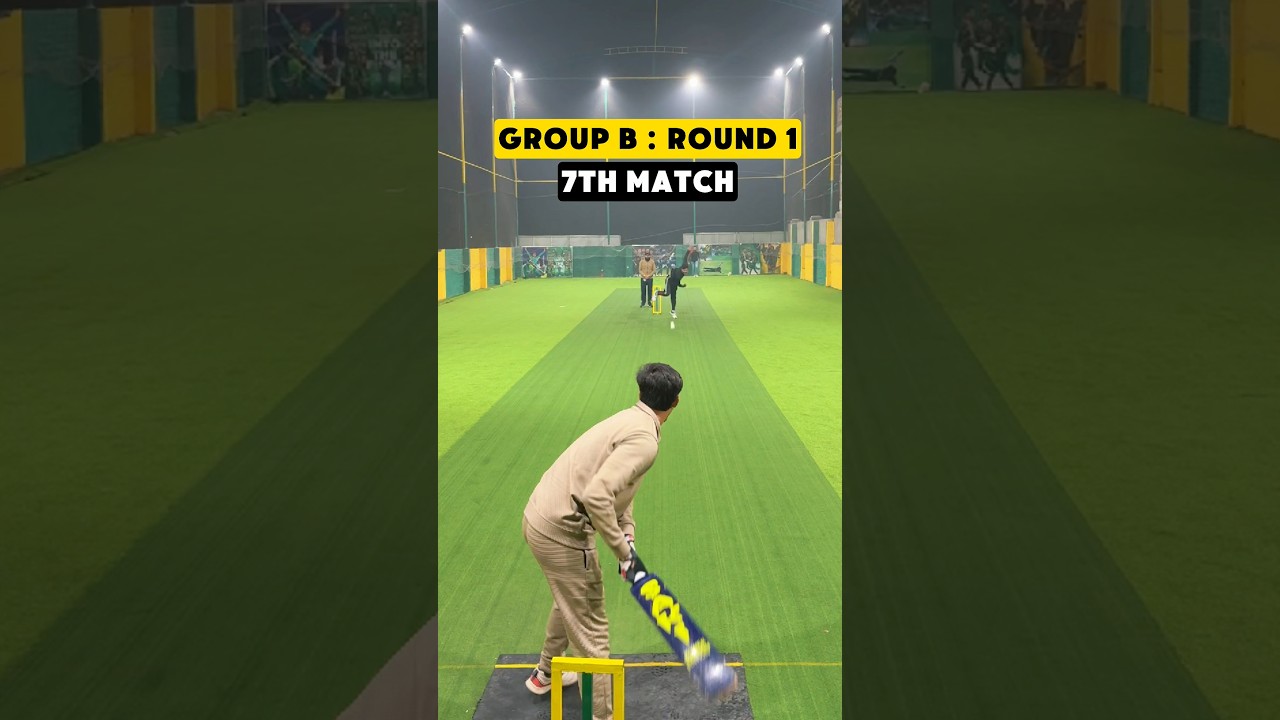 Last Ball Decider 🔥 indoor cricket tournament | indoor cricket shots | box cricket 