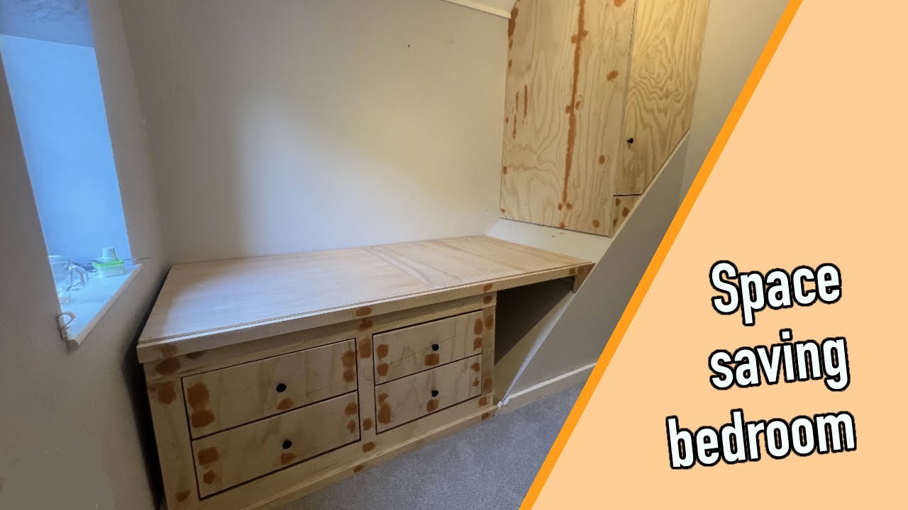 DIY Built in Bed & Wardrobe