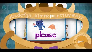 Letter P - PLEASE | Endless Reader | Sight Words | Originator Games