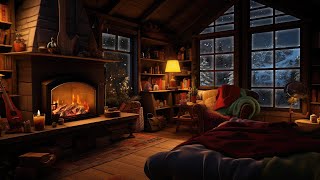 Sleep in Cabin Winter ❄️ Deep Sleep with Blizzard & Fireplace Sounds   ASMR Winter by Muny Autumn  702 views 4 months ago 6 hours