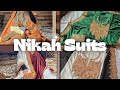 🌺Tilla work 4piece Nikaah Suits // Customised Suits//