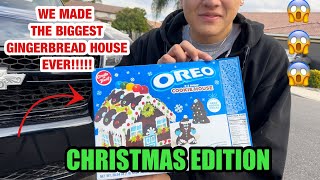 WE MADE GINGERBREAD HOUSES (FUNNY VLOG)