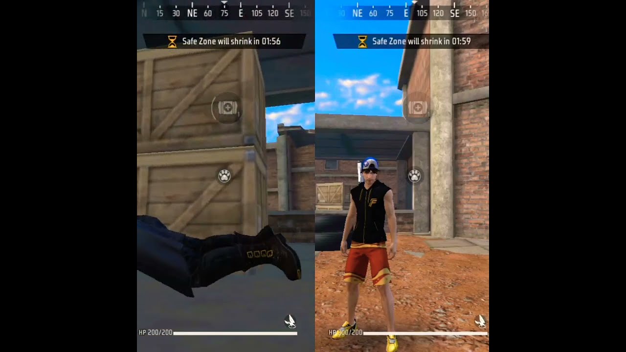 Alok Vs Adam Camping Challenge Free Fire Noob Pro Op Gaming Freefireclips Shorts Short