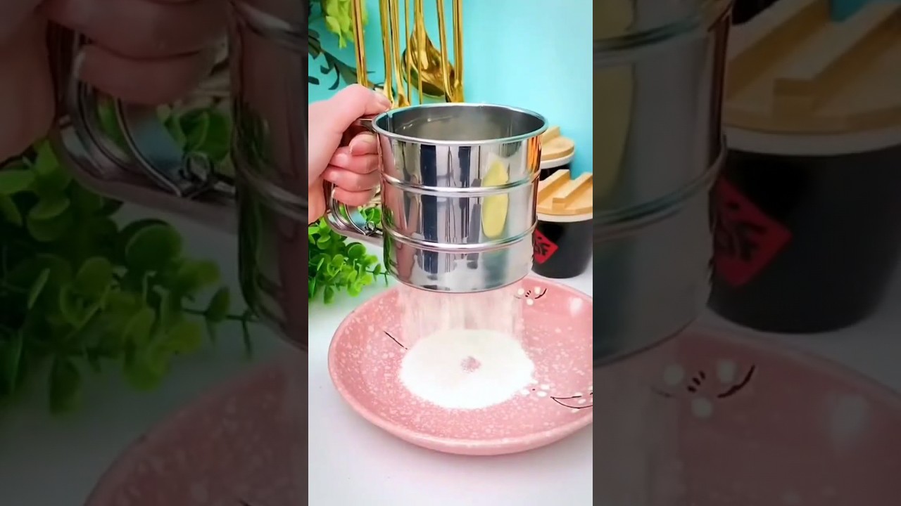 Amazon flour strainer cup online available 😍