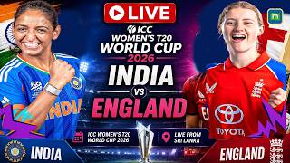 🔴 IND-W vs ENG-W LIVE | ICC Women's T20 World Cup 2026 Live Match Today