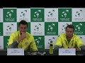 Bernard Tomic & Lleyton Hewitt press conference - Day 1 | Davis Cup 2016