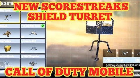 SHIELD TURRET IN SEASON 9 CALL OF DUTY MOBILE