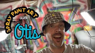 #spraypaintart with #otis #beginner #tutorial #review #learnwithme #spraypaint