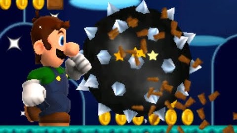 NSMB2 custom level - Giant Warp