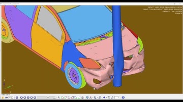 FEA - OpenRadioss Yaris crash demo