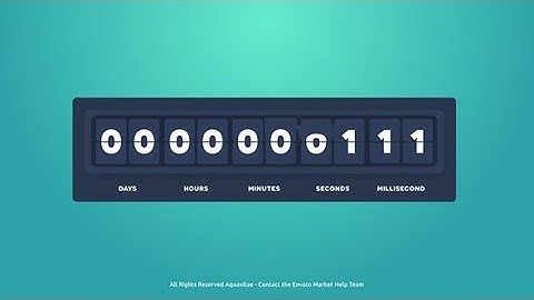 Flip Counter Creator - After Effects Template