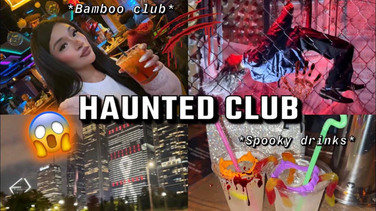 STRIPPER VLOG: WENT TO BAMBOO CLUB + HAUNTED HOUSE 🎃