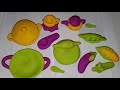 Amazing technique make hand made kitchen set and vegetable make with clay easy work