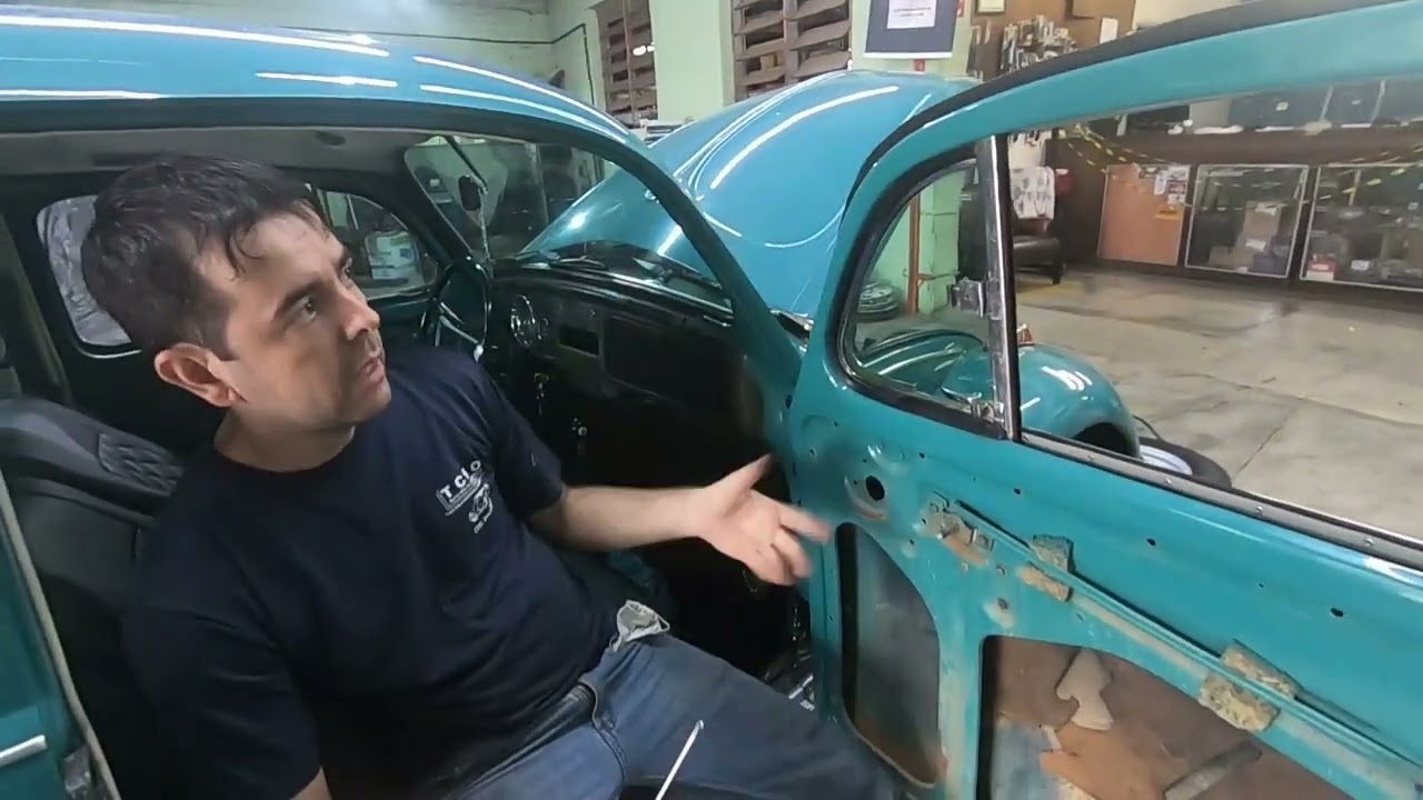 Instalando a canaleta do Fusca ( Passo a Passo).