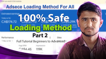 100% Safe Loading Method 2024 - Adsense Loading Kya Hai Aur Kaise Kare Part 2