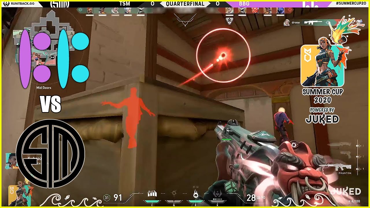 TSM vs Built By Gamers Valorant Highlights | 30BombGG: Summer Cup 2020 Quarterfinals