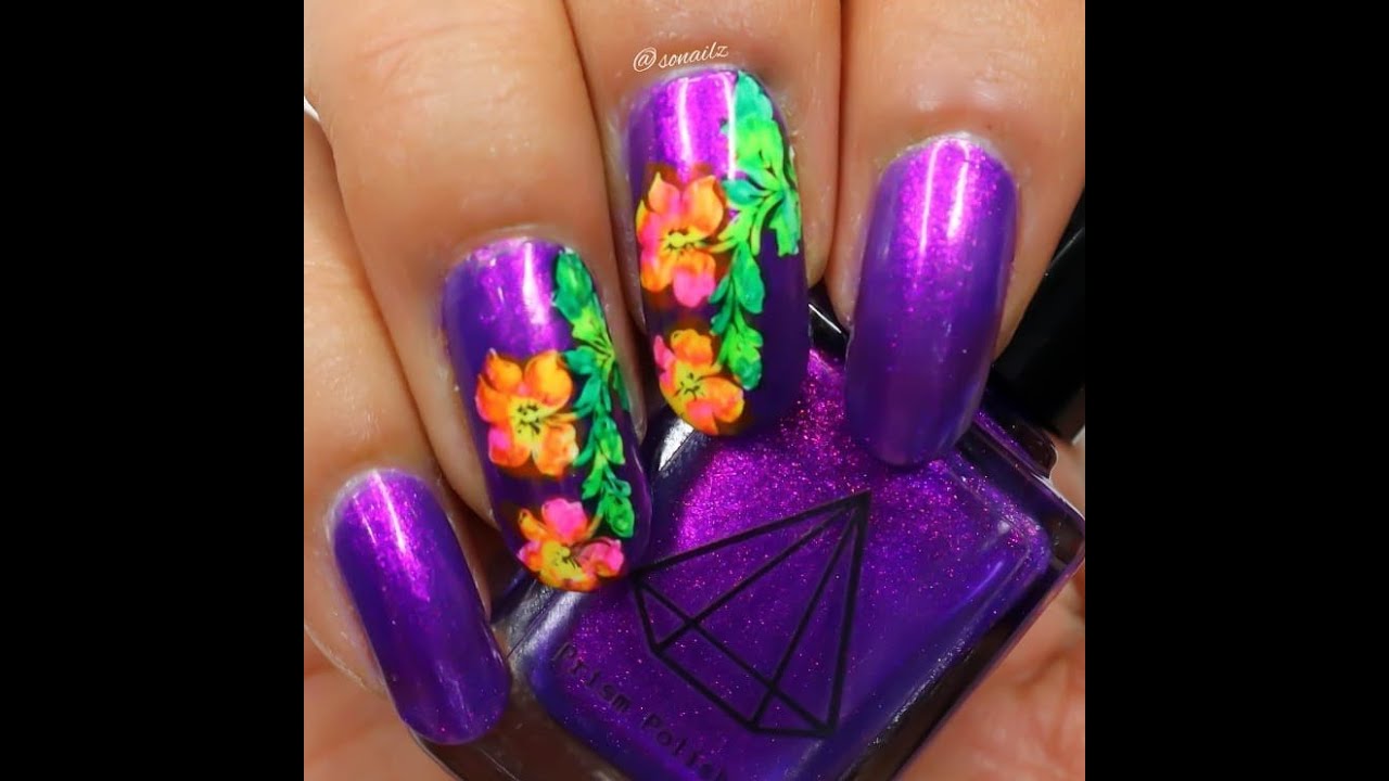 Lead Lighting Nail Art Tutorial | Sharpie | sonailz