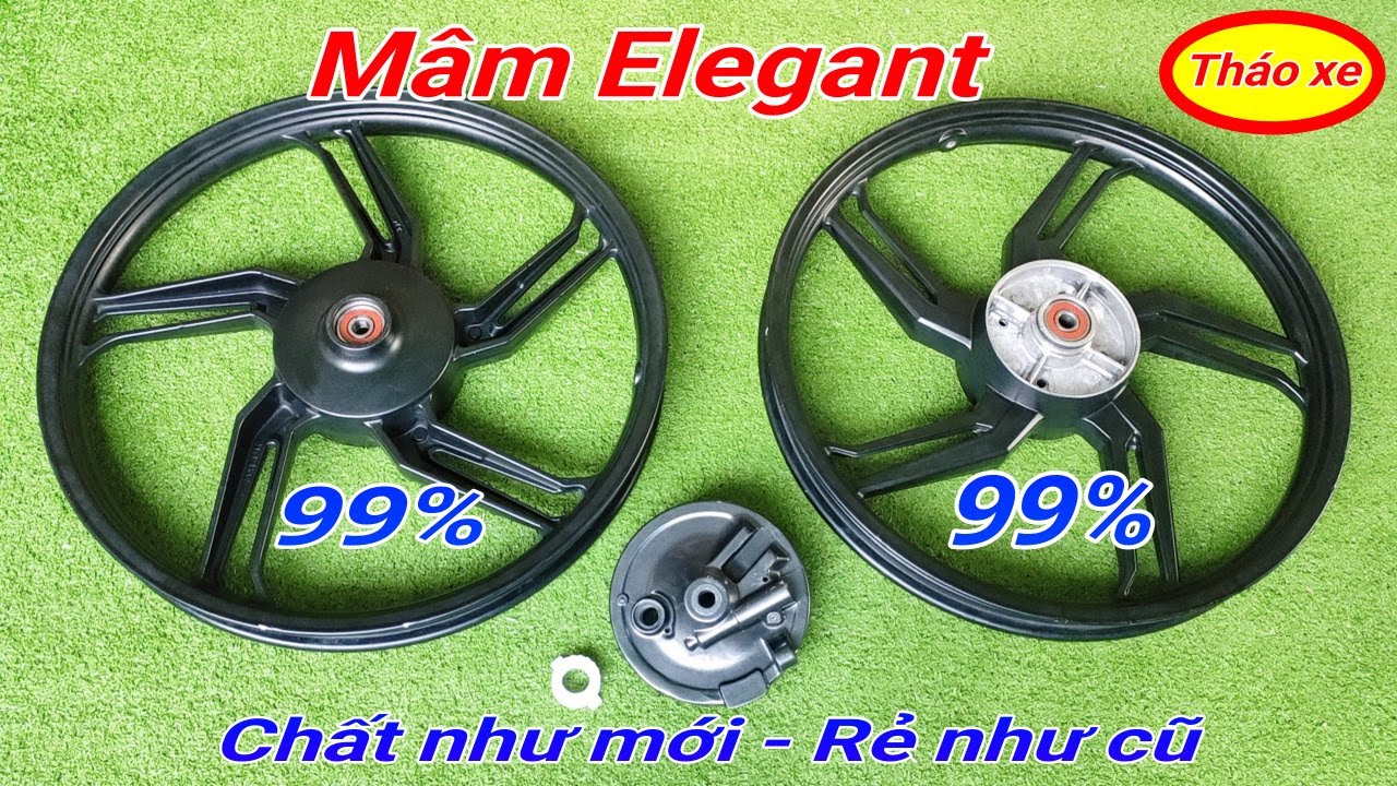 [ Tháo Xe 99%] Mâm Xe Elegant Chính Hãng SYM