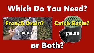 French Drain or Yard Drain?