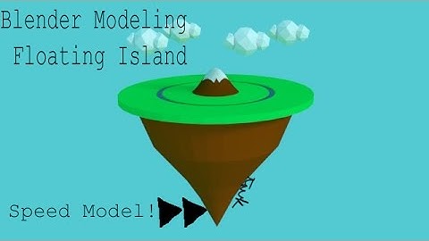 Blender speedart | modeling an island