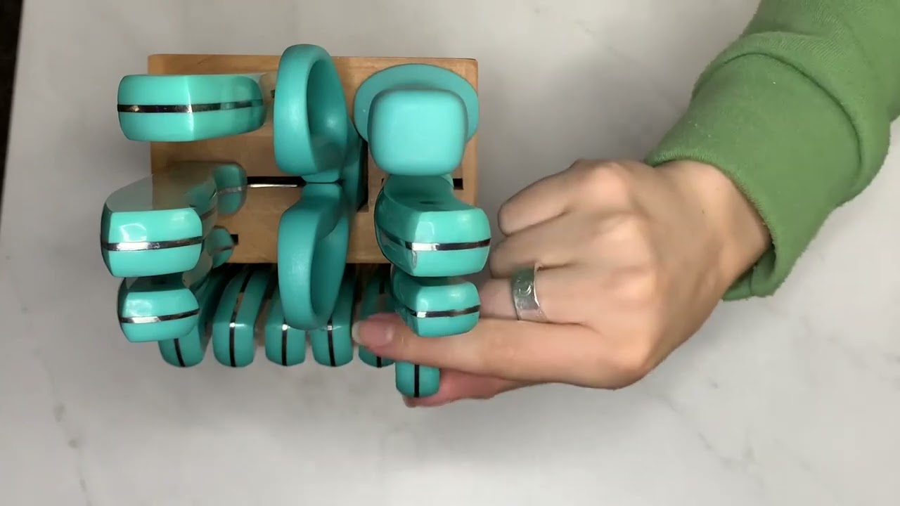 Oster Evansville 14 Piece Cutlery Set, Stainless Steel Turquoisethis video link description by now 👇