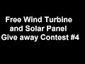 FREE Wind Turbine and Solar Panel Giveaway Contest #4 | Missouri Wind and Solar