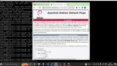 Cara install web server (apache2) pada debian 11 menggunakan virtual box