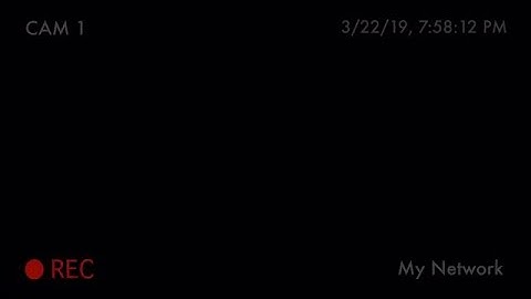 Security Camera HUD Overlay Stock Motion Graphics