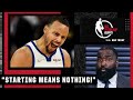 Perk on if Steph Curry should start Game 3: You want to finish the game! Starting means NOTHING!