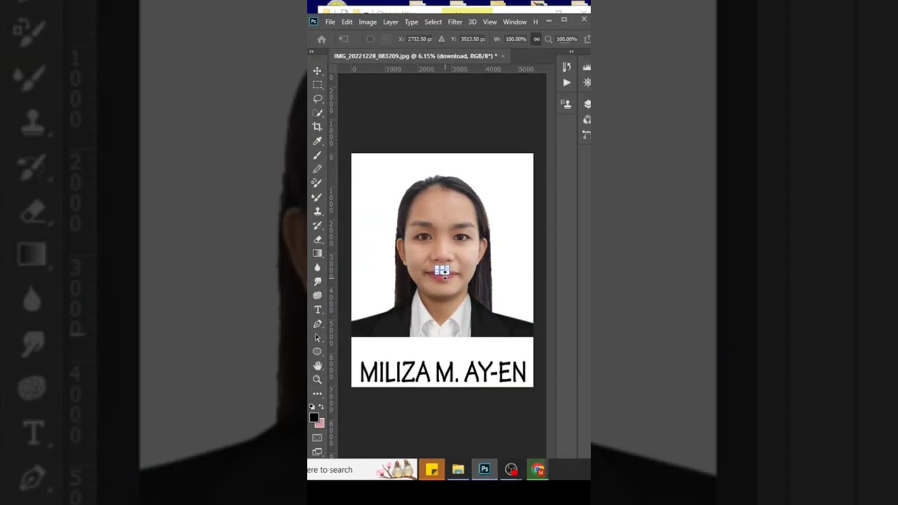 Add Digital Name & Signature to your ID picture