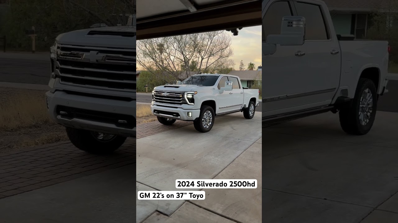 22’s on 2500HD with 37” Toyo  
