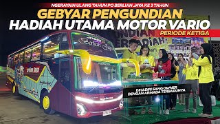 ARMADA BARU JETBUS 5 BERLIAN JAYA IKUT MEMERIAHKAN ACARA HUT KE 3 TAHUN PLUS PENGUNDIAN KETIGA😍🥳🔥