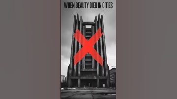 The Day We Stopped Building for Beauty #brutalism  #modernism  #urbanism  #architecture