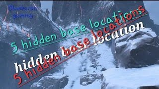 5 hidden base loctions | conan exiles