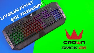 UYGUN FİYAT, ŞIK TASARIM, ÇOK ÖZELLİK / Crown Micro Cmgk-06 Membran Oyuncu Klavyesi screenshot 5