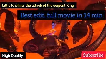 Little Krishna and serpent attack movie. best edit. #new #krishna #youtube #radhakrishna #video