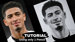 Learn How To Draw Jude Bellingham | Drawing Tutorial Step by Step | YouCanDraw